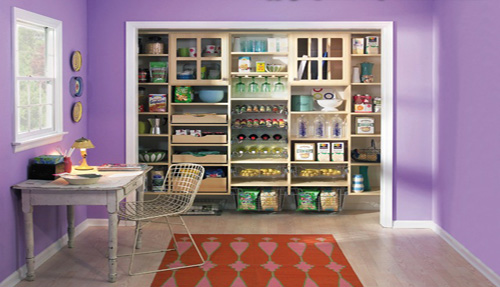 Pantry Cabinet Shelving Drawers Organizing